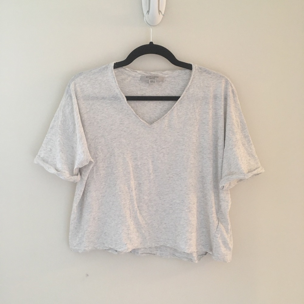 AllSaints Ada V-Neck Tee